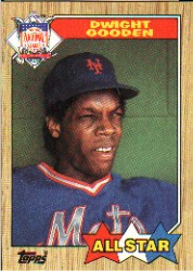 1987 Topps Baseball Cards      603B    Dwight Gooden AS TM